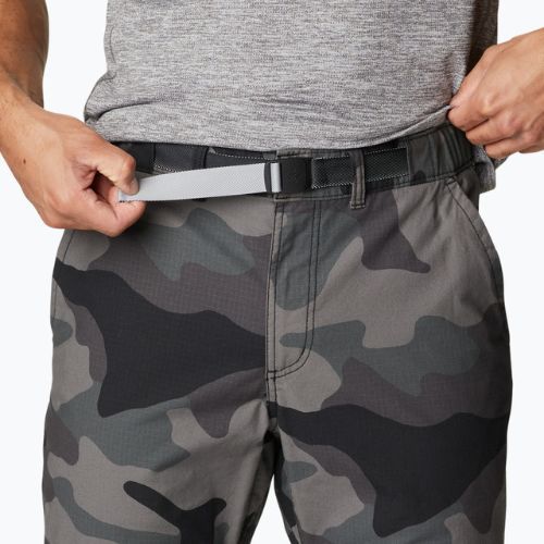 Мъжки панталони за трекинг Columbia Wallowa Belted 012 grey-black 1955361
