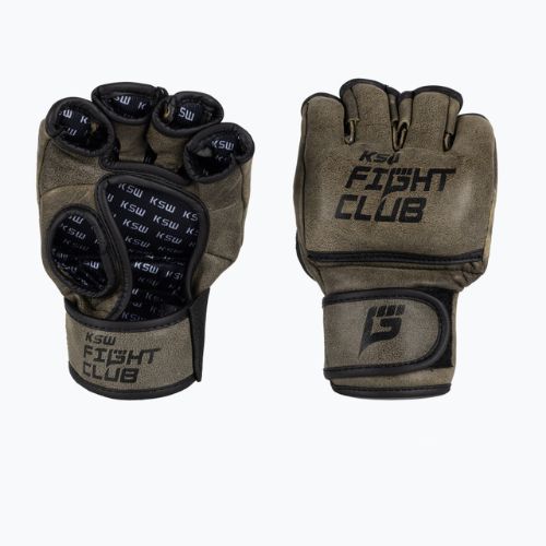 KSW Fight Club кафяви граплинг ръкавици Gloves_FCL