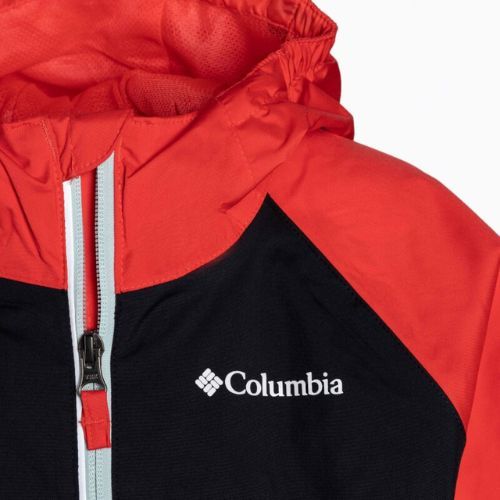 Детско дъждобранно яке Columbia Dalby Springs icy morn/black/red hibiscus