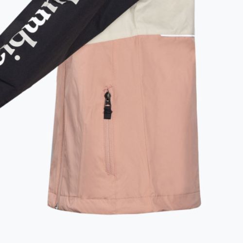 Детско дъждобранно яке Columbia Dalby Springs faux pink/chalk/shark