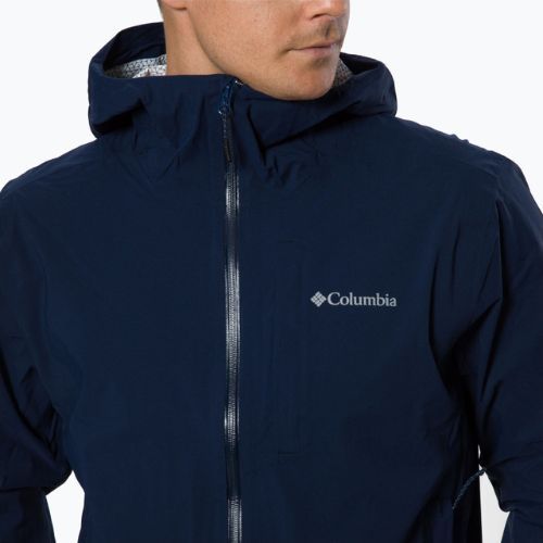 Мъжко дъждобранно яке Columbia Omni-Tech Ampli-Dry collegiate navy