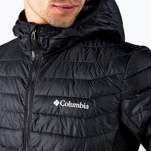 Мъжко яке с качулка Columbia Powder Pass 010 black 1773271