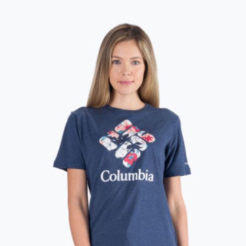 Дамска риза за трекинг Columbia Bluebird Day Relaxed navy blue 1934002
