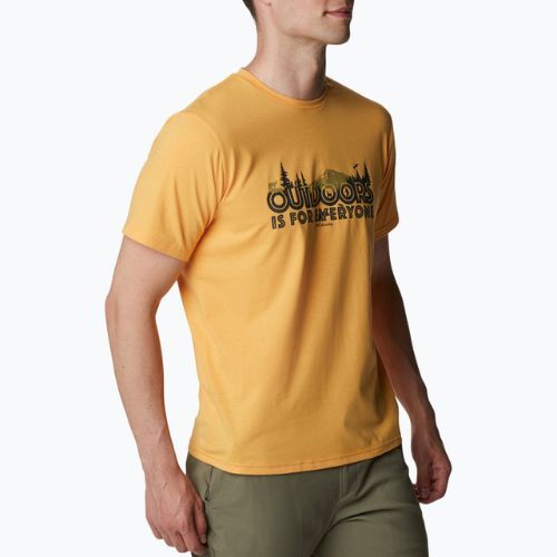 Columbia Sun Trek мъжка риза за трекинг жълта 1931172
