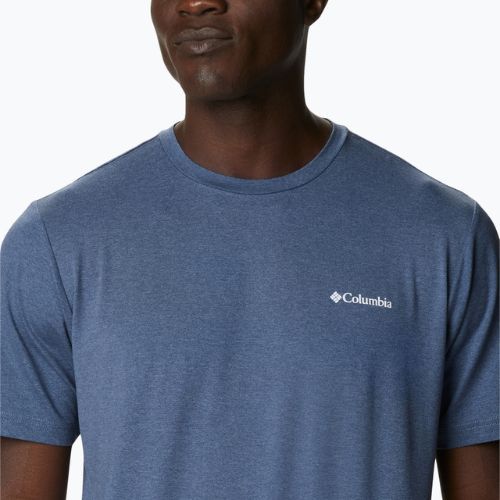 Columbia Tech Trail Graphic Tee blue 1930802 мъжка тениска за трекинг