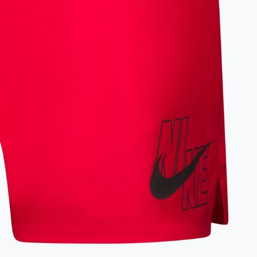 Мъжки къси панталони за плуване Nike Logo Solid 5" Volley червени NESSA566-614
