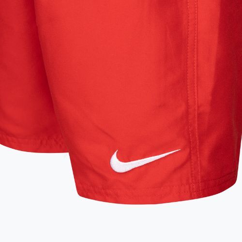 Детски къси панталони за плуване Nike Essential 4" Volley червени NESSB866-614
