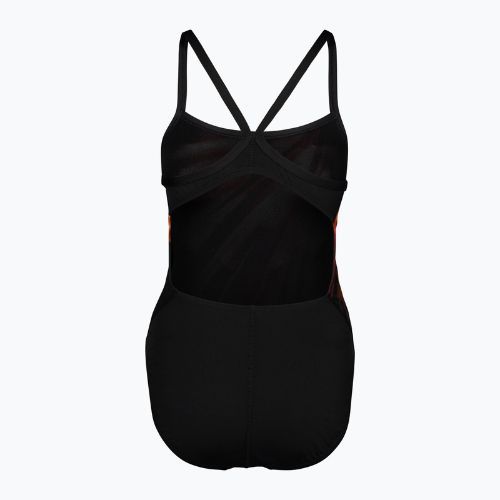 Дамски бански костюм от една част Nike Spectrum черен и червен NESSA014-614