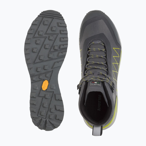 Dolomite мъжки ботуши за трекинг Croda Nera Hi GTX gunmetal grey/lime green