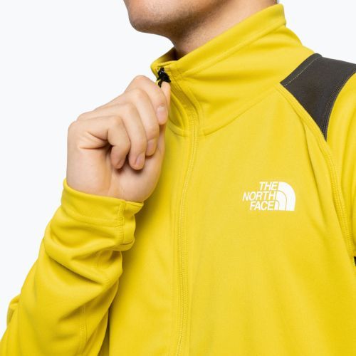Мъжки суитшърт за трекинг The North Face AO Midlayer FZ Hoodie yellow NF0A5IMFW8B1