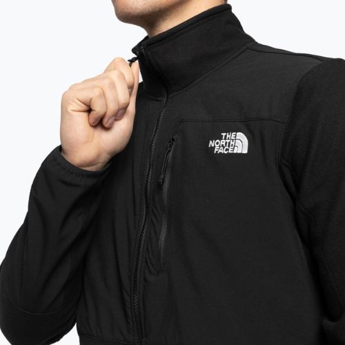 Мъжки суитшърт за трекинг The North Face Glacier Pro Full Zip black/black