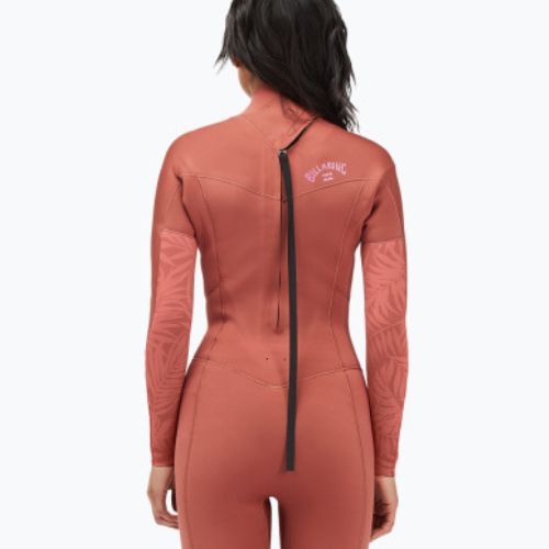 Дамски скафандър Billabong 3/2 Synergy BZ L/SL red clay