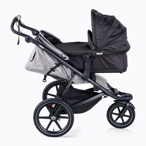 Thule Urban Glide 2 детска количка за джогинг + кошче за новородено сиво 10101965