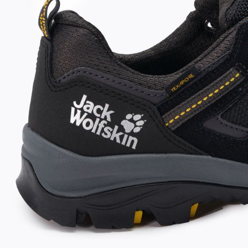 Jack Wolfskin мъжки ботуши за трекинг Vojo 3 Texapore Low black/burly yellow xt