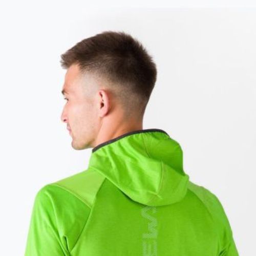 Salewa мъжки Agner Hybrid PL/DST FZ Hoody поларен суитшърт зелен 00-0000027371