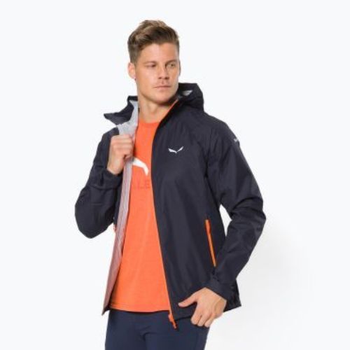 Мъжко дъждобранно яке Salewa Puez Aqua 3 PTX тъмно синьо 00-0000024545