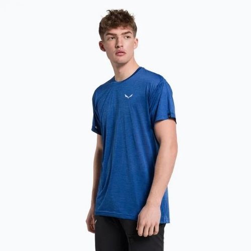 Мъжка риза Salewa Puez Melange Dry за трекинг синя 00-0000026537