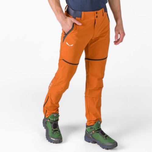 Мъжки софтшел панталони Salewa Pedroc DST orange 00-0000026957