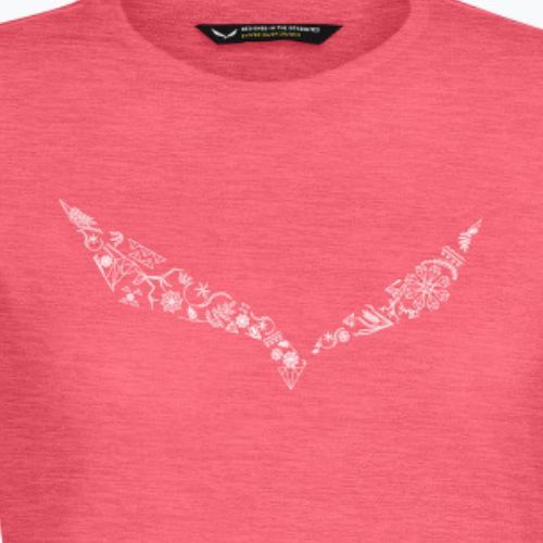 Дамска риза за трекинг Salewa Solid Dry pink 00-0000027019