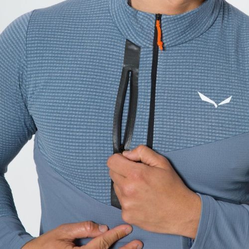 Мъжки суитшърт Salewa Vajolet сив полар 00-0000027887