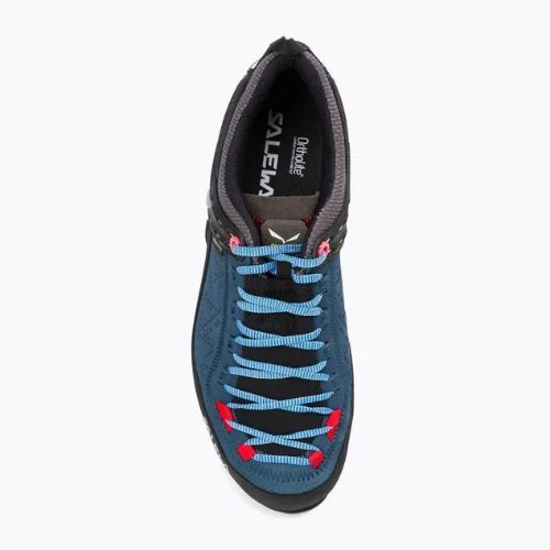 Salewa MTN Trainer 2 GTX дамски ботуши за трекинг тъмен деним/флуокорал