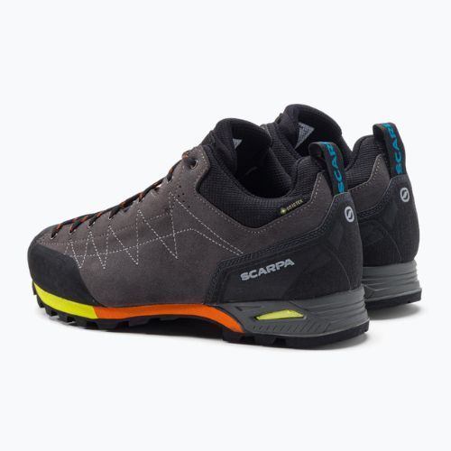 Мъжки ботуши за трекинг SCARPA Zodiac GTX shark/orange