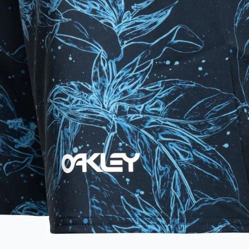 Мъжки къси панталони за плуване Oakley Ohana Floral 20", синьо цвете жаба