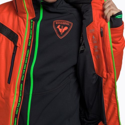 Мъжко ски яке Rossignol Hero Aile Jkt neon red