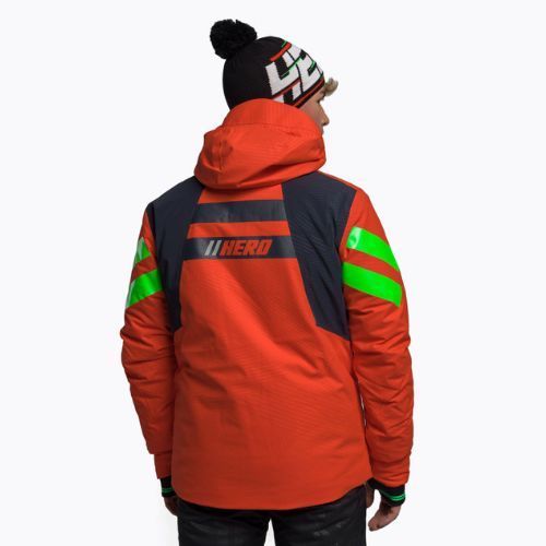 Мъжко ски яке Rossignol Hero Aile Jkt neon red