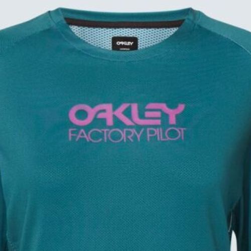 Дамско колоездачно трико Oakley WMNS Factory Pilot LS green FOA500224