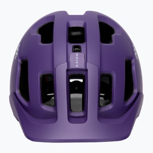 Велосипедна каска POC Axion Race MIPS sapphire purple/uranium black metallic/matt