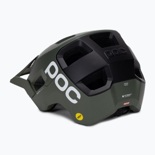 Велосипедна каска POC Kortal Race MIPS epidote green/uranium black metallic/matt