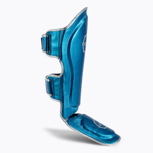 Осмоъгълни предпазители за подбедрици сини