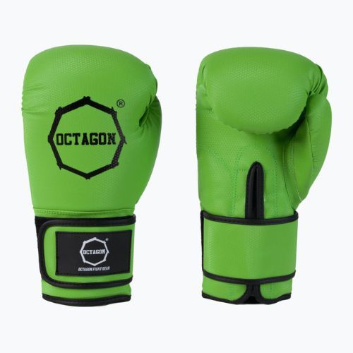 Боксови ръкавици Octagon Kevlar зелени