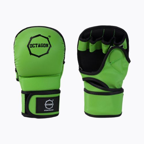 ММА граплинг ръкавици Octagon Kevlar зелени