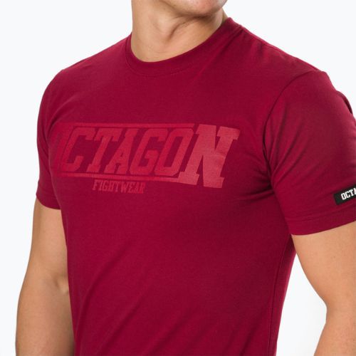 Мъжка тениска Octagon Fight Wear червена