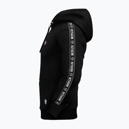 Мъжка блуза с качулка Octagon Stripe black
