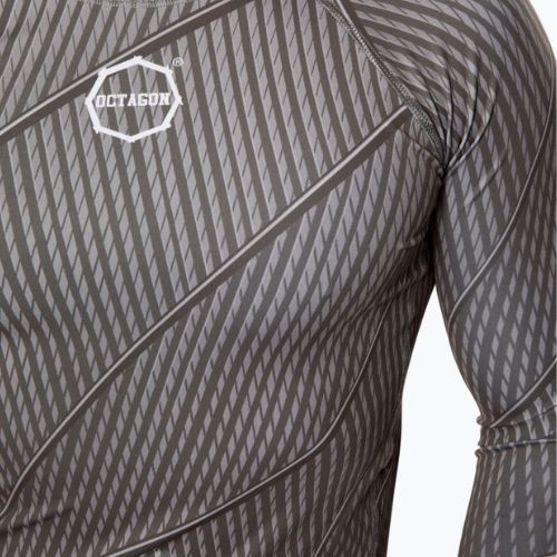 Octagon Voyager мъжки Rashguard с дълъг ръкав сив