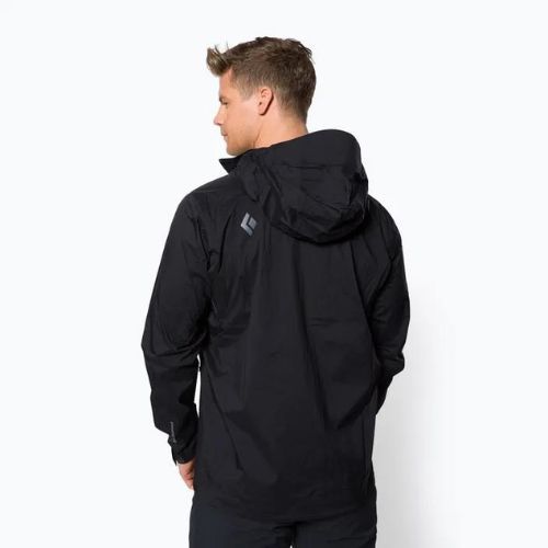 Black Diamond Stormline Stretch мъжко дъждобранно яке черно APCDT0015XSM1