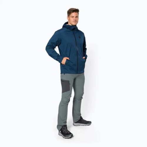 Мъжко дъждобранно яке Black Diamond Stormline Stretch Navy Blue APCDT04013SML1