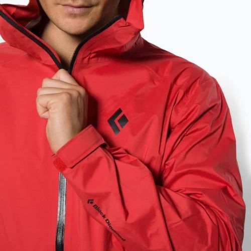 Мъжко дъждобранно яке Black Diamond Stormline Stretch Red APCDT06040SML1