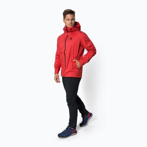 Мъжко дъждобранно яке Black Diamond Stormline Stretch Red APCDT06040SML1
