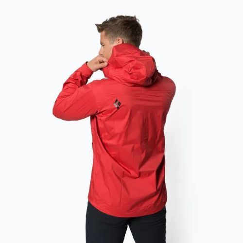 Мъжко дъждобранно яке Black Diamond Stormline Stretch Red APCDT06040SML1