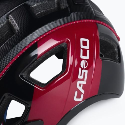 CASCO MTBE 2 велосипедна каска черно-червена 04.1325