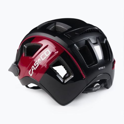 CASCO MTBE 2 велосипедна каска черно-червена 04.1325