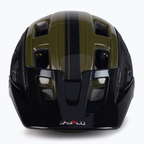 CASCO MTBE 2 каска за велосипед черна/олива матова