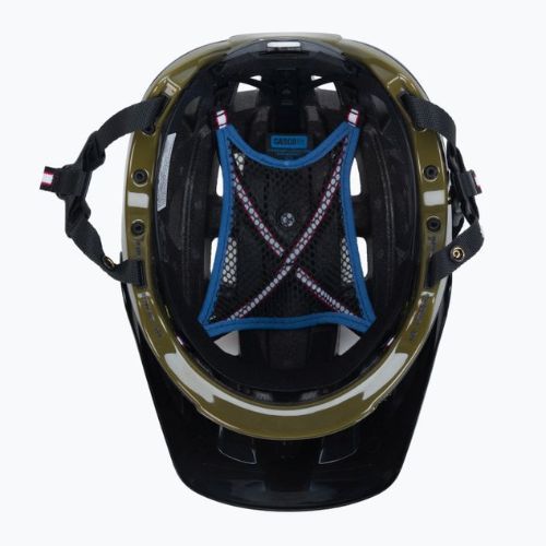 CASCO MTBE 2 каска за велосипед черна/олива матова