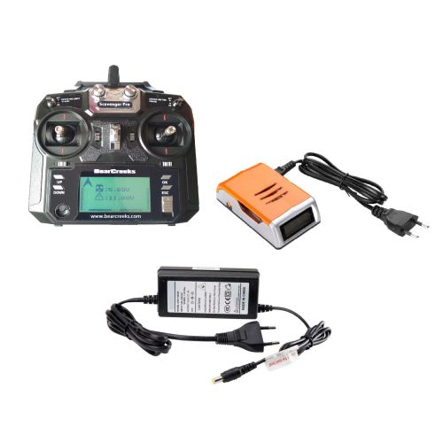 Bearcreeks Scavenger Pro лодка за стръв + GPS автопилот VF fishfinder black BC.V1.PRO.4