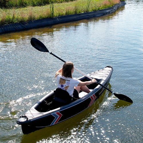 Pure4Fun Dropstitch black 160000 Надуваем каяк за 1 човек с високо налягане