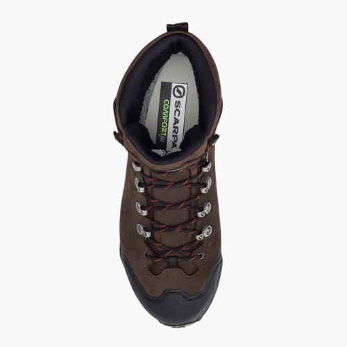 Мъжки ботуши за трекинг SCARPA ZG Pro GTX dark coffee/rust